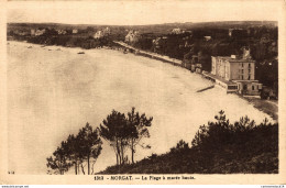 NÂ°9654 Z -cpa Morgat -la Plage Ã  MarÃ©e Haute- - Morgat