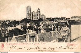 NÂ°9663 Z -cpa Bourges -vue Panoramique Du Haut Des Tours De Jacques Coeur- - Bourges