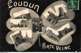 NÂ°9616 Z -cpa Loudun -Porte Veine -multivues- - Loudun
