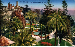 NÂ°9576 Z -cpa Grasse -le Jardin Public- - Grasse