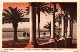 NÂ°9501 Z -cpa Cannes -logia- Promenade De La Croisette- - Cannes