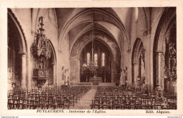 NÂ°10668 Z -cpa Puylaurens -intÃ©rieur De L'Ã©glise- - Puylaurens