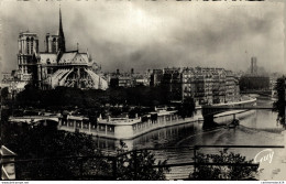 NÂ°10646 Z -cpsm Paris -Ã®le De La CitÃ© -Notre Dame- - Notre Dame De Paris