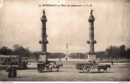 NÂ°10313 Z -cpa Bordeaux -place Des Quinconces- - Bordeaux