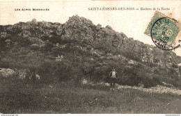 NÂ°10302 Z -cpa Saint LÃ©onard Des Bois -rochers De La Roche- - Saint Leonard Des Bois