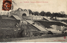 NÂ°10194 Z -cpa Valence -terrasse Et BelvÃ©dÃ¨re Du Parc Jouvet- - Valence