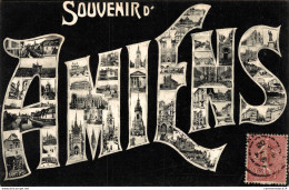 NÂ°10181 Z -cpa Souvenir D'Amiens - Greetings From...