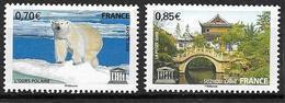 France 2009 Service N° 144/145 Neufs UNESCO à La Faciale - Mint/Hinged