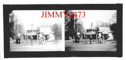 Expo Coloniale 1931 - Un Pavillon Chinois - Plaque De Verre En Stéréo - Taille 60 X 130 Mllts - Scans Positif - Glasdias