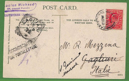 Ad0789 - GB - Postal History -  Postcard   To Italy 1904 - Covers & Documents