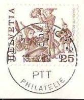 Suisse Poste Obl Yv:1209 Mi:1280 Chesslete Solothurn Sur Fragment (TB Cachet Rond) - Used Stamps