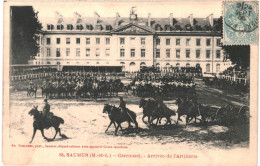 CPA Carte Postale France Saumur Ecole D'Application De Cavalerie Arrivée De L'Artillerie  1906 VM81581 - Saumur