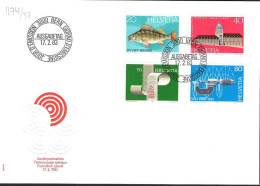 Suisse Poste Obl Yv:1174/1177 Commémorations Bern 17-2-83 Fdc - FDC