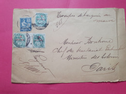 Maroc - Enveloppe ( Plis) Des Troupes Débarquées Au Maroc Pour Paris En 1911 - Réf 3653 - Covers & Documents