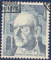 Suisse Poste Obl Yv:1083 Mi:1149 Thomas Mann 1875-1955 (cachet Rond) - Used Stamps