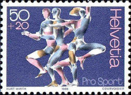 Suisse Poste N** Yv:1243 Mi:1313 Pro Sport - Unused Stamps