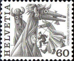 Suisse Poste N** Yv:1211 Mi:1282 Schnabelgeissen Ottenbach - Unused Stamps