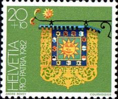 Suisse Poste N** Yv:1152 Mi:1223 Pro Patria Enseigne Hôtelière - Unused Stamps