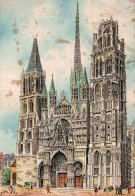 76-Rouen-La Cathédrale- éditeur : M. Barré & J. Dayez - Illustrateur : Barday - 1946-1951 - Rouen