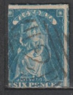 VICTORIA - 1856 - YVERT N°14 OBLITERE - COTE = 20 EUR - Gebraucht