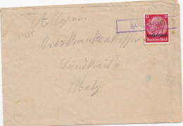 37385# HINDENBURG LOTHRINGEN LETTRE Obl WIGINGEN VIGY MOSELLE METZ - Covers & Documents