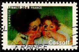 France Poste AA Obl Yv:  76 Mi:4032I Mary Cassatt Mère & L'enfant (Obl.mécanique) - Gebraucht