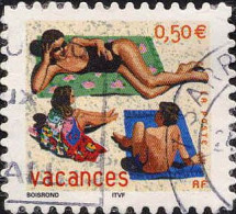 France Poste AA Obl Yv:  35 Mi:3719 Vacances (TB Cachet Rond) - Oblitérés