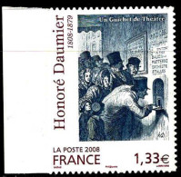 France Poste AA N** Yv: 224 Mi:4567 Un Guichet De Théatre Honoré Daumier Bord De Feuille - Ungebraucht