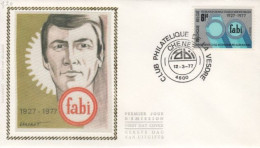 FDC Soie - Timbre N° 1842 - 1971-1980