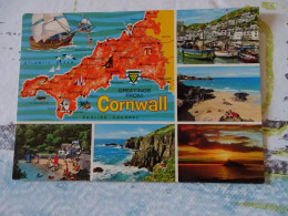 Cp  Cornwall Cornouailles - Greetings From Cornwall - Sonstige & Ohne Zuordnung