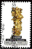 France Poste AA Obl Yv:1223 Mi:6355 Le Monde Minéral Cuivre (Obl.mécanique) - Gebruikt