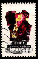 France Poste AA Obl Yv:1221 Mi:6351 Le Monde Minéral Fluorite (Lign.Ondulées) - Gebruikt