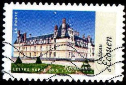 France Poste AA Obl Yv:1115 Mi:6105 Château D'Ecouren (Lign.Ondulées) - Gebruikt