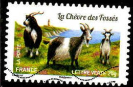 France Poste AA Obl Yv:1102 Mi:6083 La Chèvre Des Fossés (Lign.Ondulées) - Used Stamps
