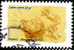 France Poste AA Obl Yv:1093 Mi:6073 Pierre Mignard Gestes De La Main (Beau Cachet Rond) - Gebraucht