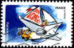 France Poste AA Obl Yv:1046 Mi:6001 Bon Voyage ! (Lign.Ondulées) - Used Stamps