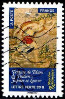 France Poste AA Obl Yv:1020 Mi:5963 Objets D'Art Renaissance Tenture De Diane Poitiers (Lign.Ondulées) - Gebraucht