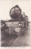 Locomotive Pacific Numéro 6102 En Gare De Laroche (89) - Trenes