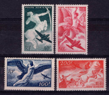 FRANCE 1946/47 - POSTE AÉRIENNE N° 16 Au 19 - Série Mythologique - 4 Timbres NEUF ** Luxe Avec Coin Daté Y&T 18€ - 1927-1959 Postfris