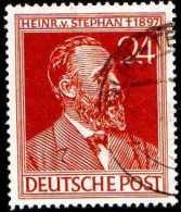 Allemagne Interzone Poste Obl Yv:53/54 Heinrich Von Stephan (Beau Cachet Rond) - Usados