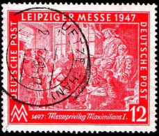 Allemagne Interzone Poste Obl Yv:30/31 Foire D'automne De Leipzig (TB Cachet Rond) - Oblitérés