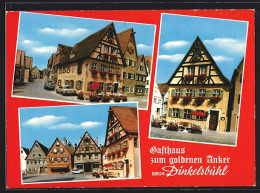 AK Dinkelsbühl, Gasthaus Zum Goldenen Anker, Bes. E. Scharff  - Dinkelsbühl