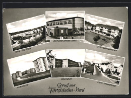 AK Forchheim / Bayern, Josef-Otto-Platz, Volksschule Und Gerh. Hauptmannstrasse  - Forchheim