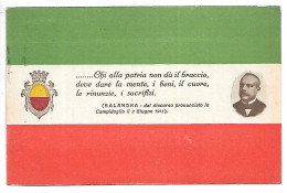 Cpa...Italie..Patriotique...(Salandra..dal Discorso Pronunziato In Campidoglio Il 2 Guigno 1915)...1916..cachet.. - Otros & Sin Clasificación