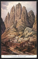 Künstler-AK Friedrich Perlberg: Katharinenkloster Am Sinai  - Perlberg, F.