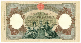 5000 LIRE CAPRANESI REPUBBLICHE MARINARE REGINE MARE MEDUSA 24/03/1955 BB/SPL - Autres & Non Classés