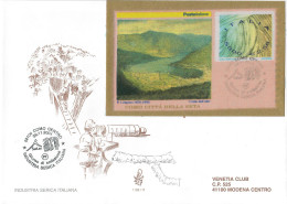 ITALIA 2001  FDC VENETIA BUSTONE  N.1128 INDUSTRIA SERICA ITALIANA FRANCOBUSTA - FDC