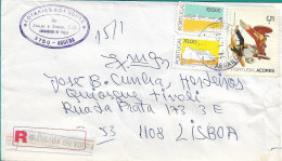 Portugal 1991 , Arrancada Do Vouga Postmark And Label , Águeda , Lottery Shop Cover - Marcophilie