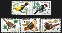 Russia 1979 Birds Y.T. 4627/4631 ** - Unused Stamps