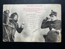 CPA PITOU CHEZ LE PHOTOGRAPHE  / LAVAL POUR ATTICHY 1903 - Humour